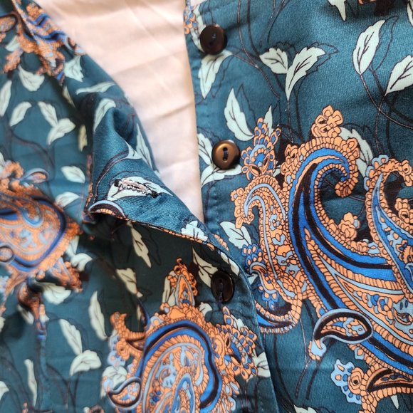 Paisley Fit and Flare Dress 1X - Picture 8 of 8